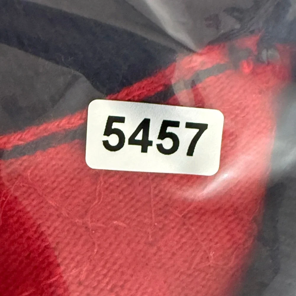 J. Crew Red Sequin Crewneck Sweater Long‎ Sleeve Women's Size Medium